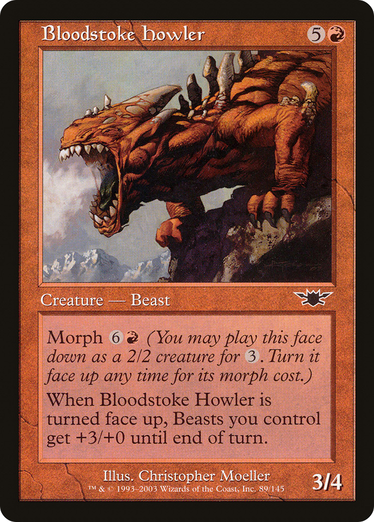 Bloodstoke Howler (LGN-089) - Legions Foil - Premium MTG Single from Wizards of the Coast - Just $0.08! Shop now at Game Crave Tournament Store