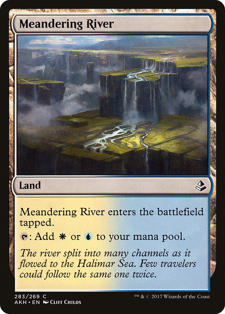 Meandering River (AKH-283) - Amonkhet - Premium MTG Single from Wizards of the Coast - Just $0.25! Shop now at Game Crave Tournament Store