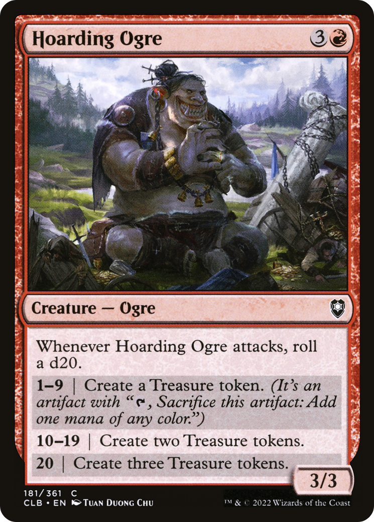 Hoarding Ogre (CLB-181) - Commander Legends: Battle for Baldur's Gate Foil - Premium MTG Single from Wizards of the Coast - Just $0.08! Shop now at Game Crave Tournament Store