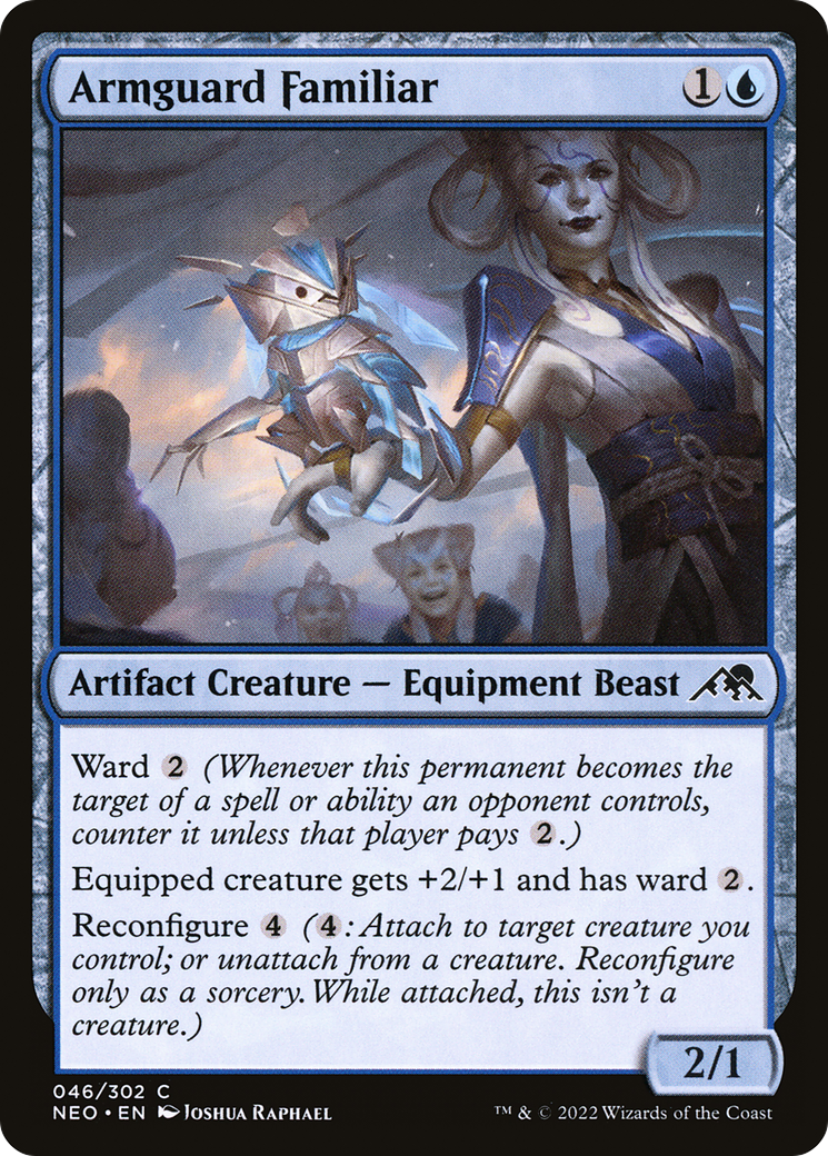 Armguard Familiar (NEO-046) - Kamigawa: Neon Dynasty Foil - Premium MTG Single from Wizards of the Coast - Just $0.08! Shop now at Game Crave Tournament Store