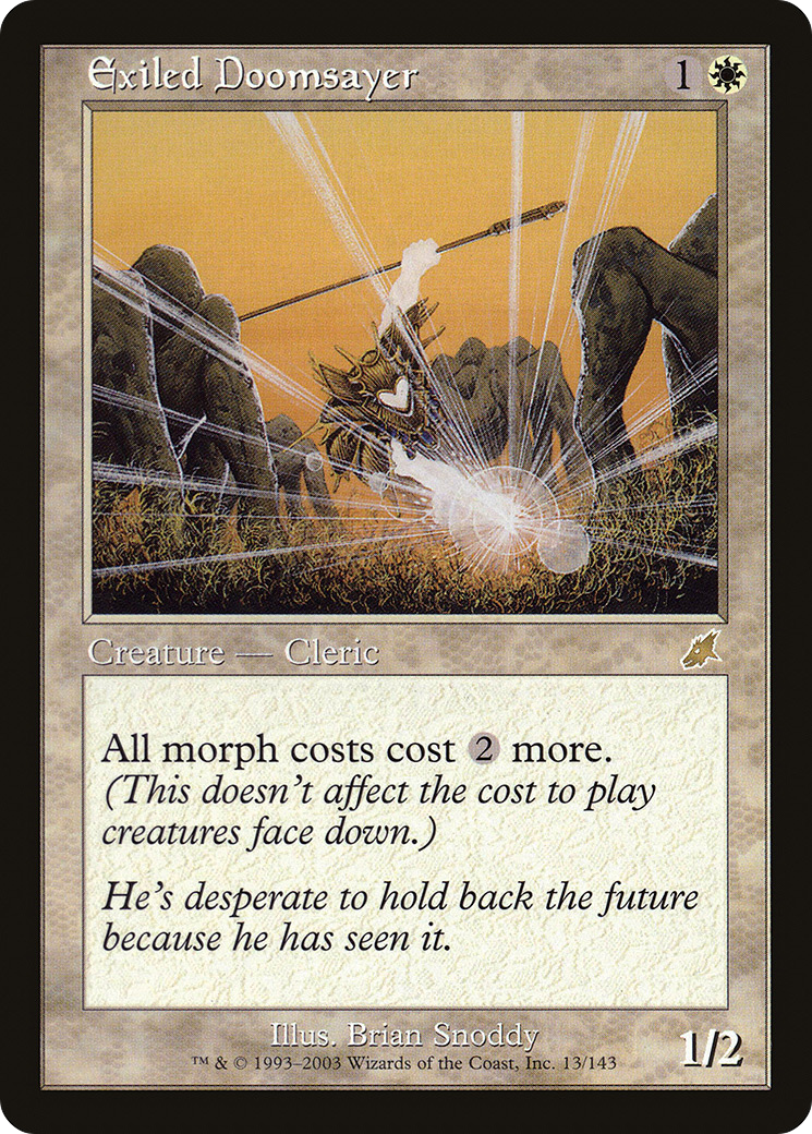 Exiled Doomsayer (SCG-013) - Scourge Foil - Premium MTG Single from Wizards of the Coast - Just $0.16! Shop now at Game Crave Tournament Store