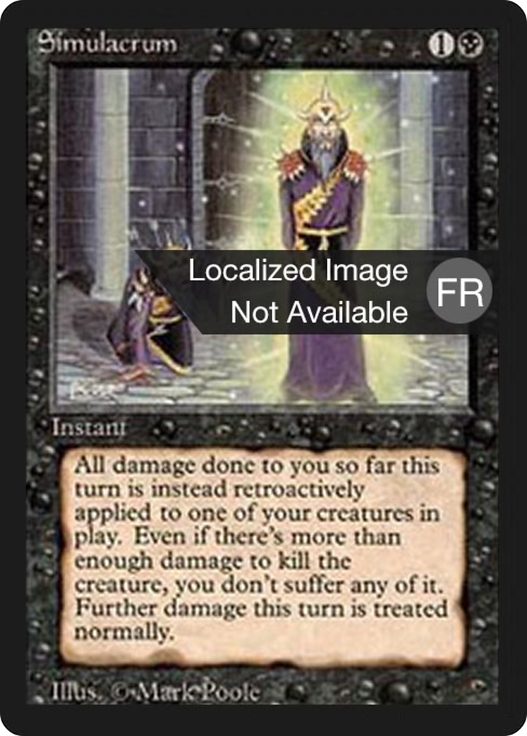 Simulacrum (FBB-130) - Foreign Black Border - Premium MTG Single from Wizards of the Coast - Just $1.68! Shop now at Game Crave Tournament Store