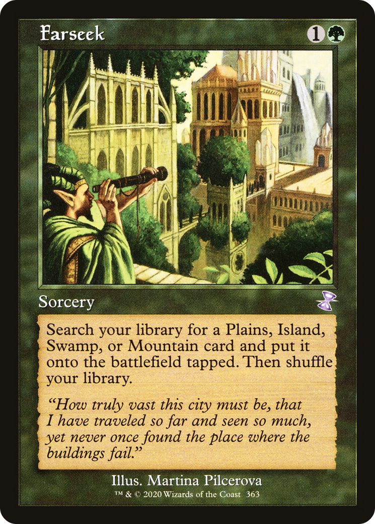 Farseek (TSR-363) - Time Spiral Remastered Foil - Premium MTG Single from Wizards of the Coast - Just $3.04! Shop now at Game Crave Tournament Store