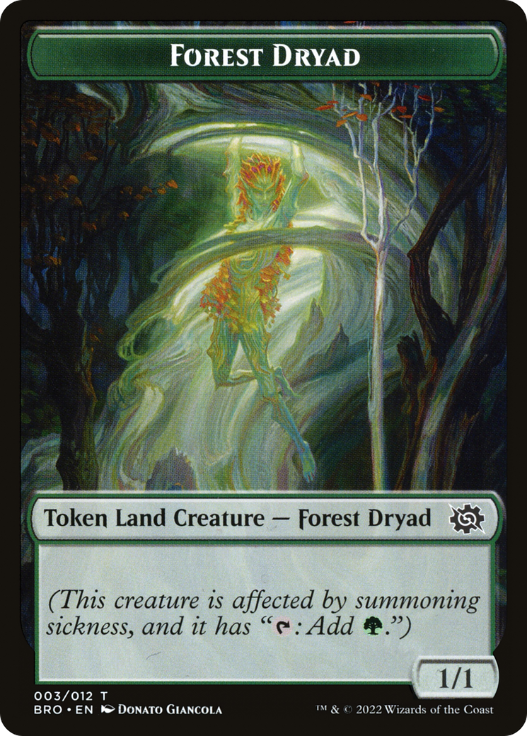 Forest Dryad (TBRO-003) - The Brothers' War Tokens Foil - Premium MTG Single from Wizards of the Coast - Just $0! Shop now at Game Crave Tournament Store