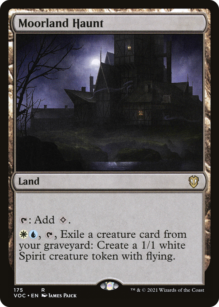 Moorland Haunt (VOC-175) - Crimson Vow Commander - Premium MTG Single from Wizards of the Coast - Just $0.25! Shop now at Game Crave Tournament Store