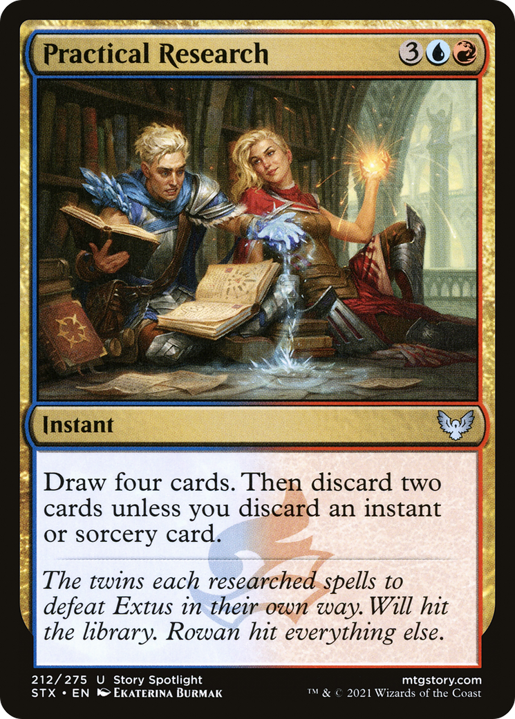 Practical Research (STX-212) - Strixhaven: School of Mages - Premium MTG Single from Wizards of the Coast - Just $0.25! Shop now at Game Crave Tournament Store