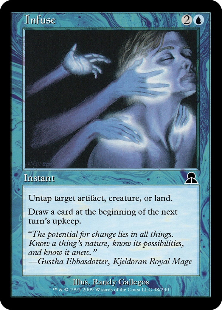 Infuse (ME3-038) - Masters Edition III - Premium MTG Single from Wizards of the Coast - Just $0! Shop now at Game Crave Tournament Store