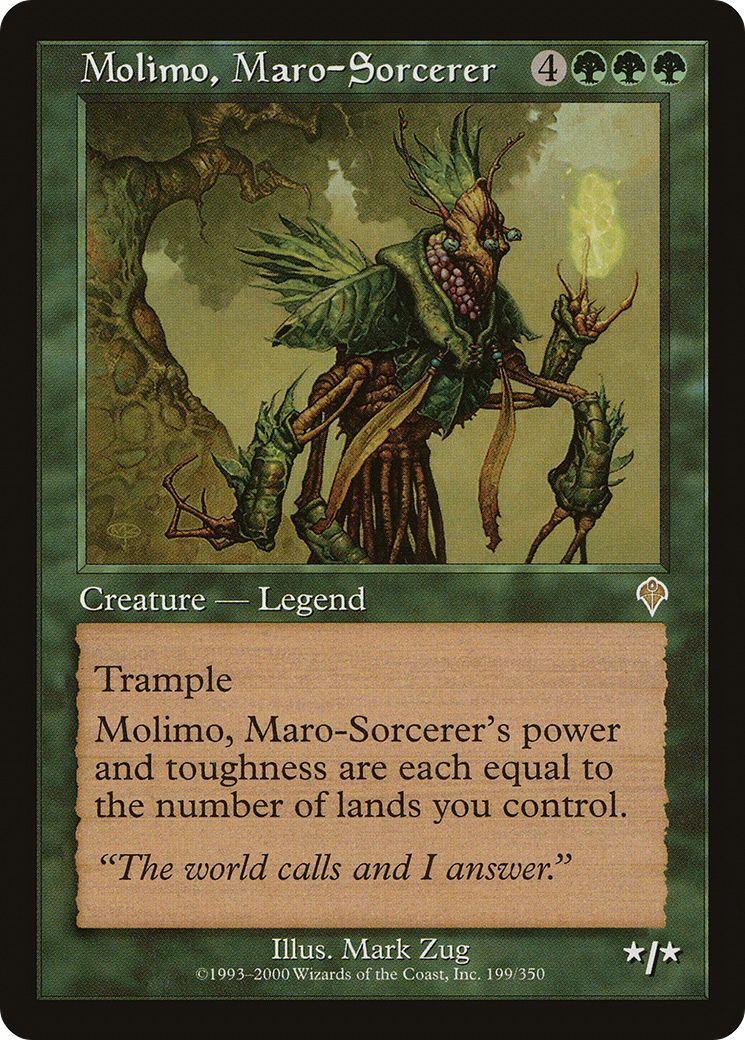 Molimo, Maro-Sorcerer (INV-199) - Invasion Foil - Premium MTG Single from Wizards of the Coast - Just $6.15! Shop now at Game Crave Tournament Store