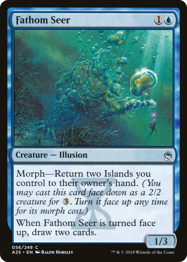Fathom Seer (A25-056) - Masters 25 - Premium MTG Single from Wizards of the Coast - Just $0.25! Shop now at Game Crave Tournament Store