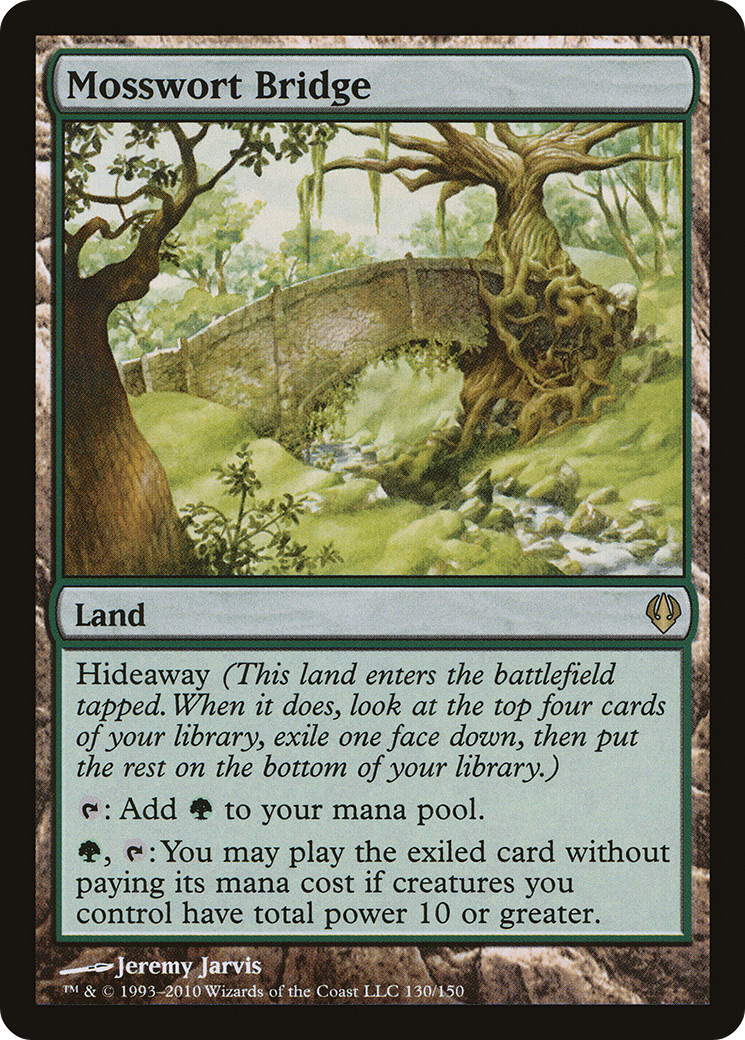 Mosswort Bridge (ARC-130) - Archenemy - Premium MTG Single from Wizards of the Coast - Just $0.14! Shop now at Game Crave Tournament Store