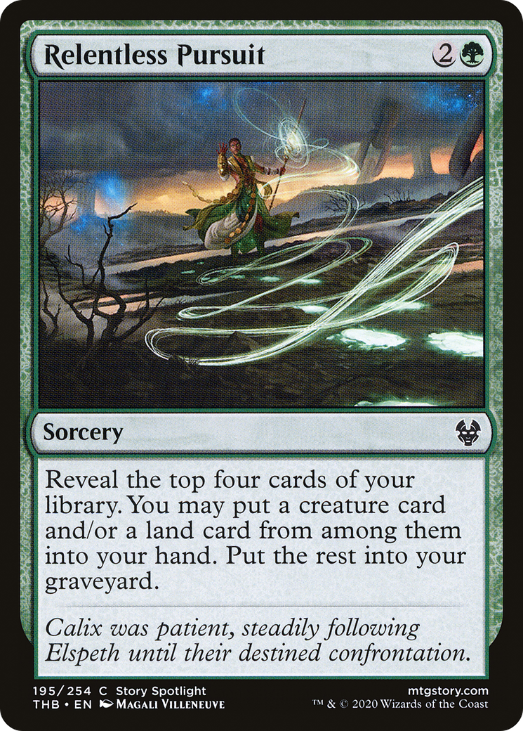 Relentless Pursuit (THB-195) - Theros Beyond Death - Premium MTG Single from Wizards of the Coast - Just $0.08! Shop now at Game Crave Tournament Store