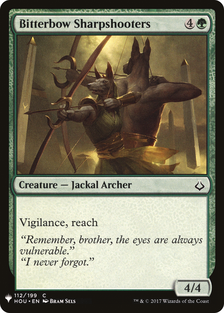 Bitterbow Sharpshooters (MB1-1140) - Mystery Booster - Premium MTG Single from Wizards of the Coast - Just $0.08! Shop now at Game Crave Tournament Store