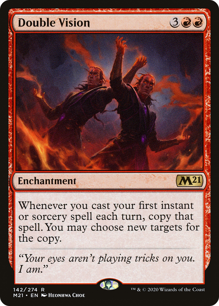 Double Vision (M21-142) - Core Set 2021 Foil - Premium MTG Single from Wizards of the Coast - Just $0.15! Shop now at Game Crave Tournament Store