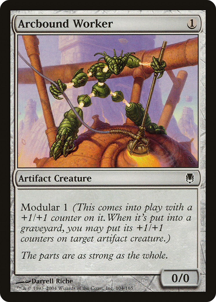 Arcbound Worker (DST-104) - Darksteel - Premium MTG Single from Wizards of the Coast - Just $0.08! Shop now at Game Crave Tournament Store