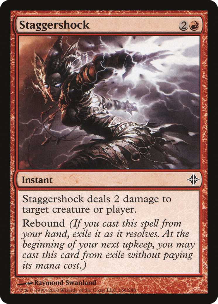 Staggershock (ROE-166) - Rise of the Eldrazi - Premium MTG Single from Wizards of the Coast - Just $0.25! Shop now at Game Crave Tournament Store