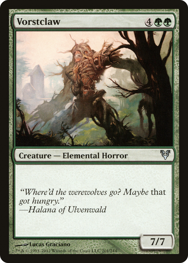 Vorstclaw (AVR-201) - Avacyn Restored - Premium MTG Single from Wizards of the Coast - Just $0.25! Shop now at Game Crave Tournament Store
