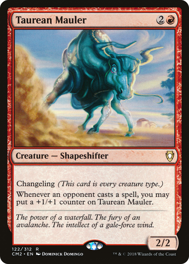 Taurean Mauler (CM2-122) - Commander Anthology Volume II - Premium MTG Single from Wizards of the Coast - Just $0.49! Shop now at Game Crave Tournament Store