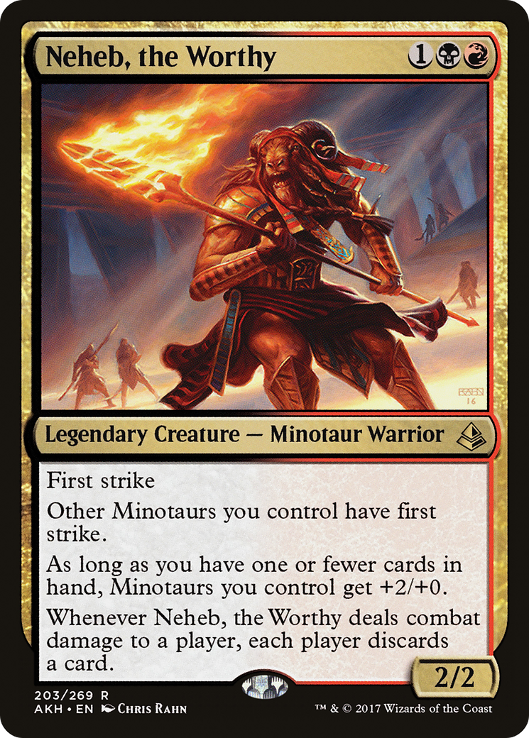 Neheb, the Worthy (AKH-203) - Amonkhet Foil - Premium MTG Single from Wizards of the Coast - Just $0.15! Shop now at Game Crave Tournament Store