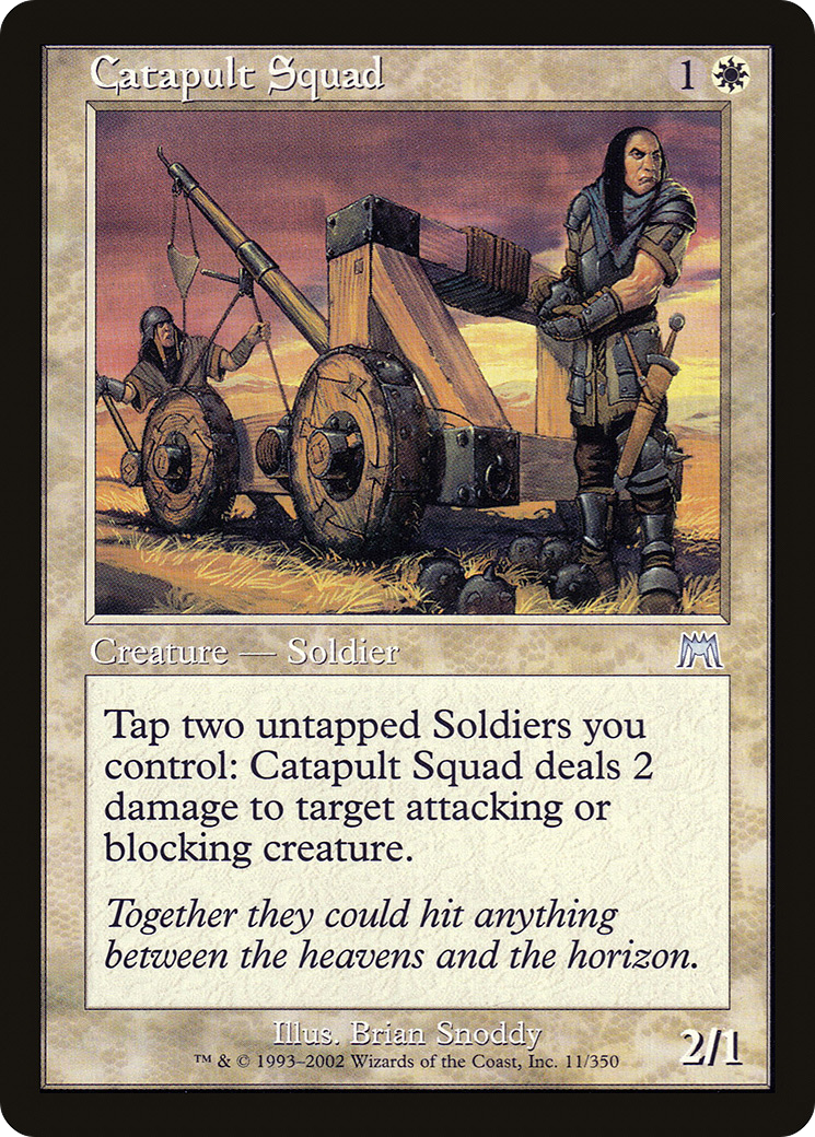 Catapult Squad (ONS-011) - Onslaught - Premium MTG Single from Wizards of the Coast - Just $0.08! Shop now at Game Crave Tournament Store