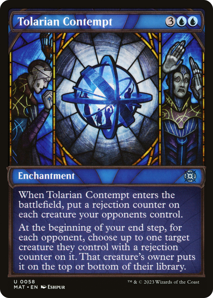 Tolarian Contempt (MAT-058) - March of the Machine: The Aftermath: (Showcase) Foil - Premium MTG Single from Wizards of the Coast - Just $0.08! Shop now at Game Crave Tournament Store
