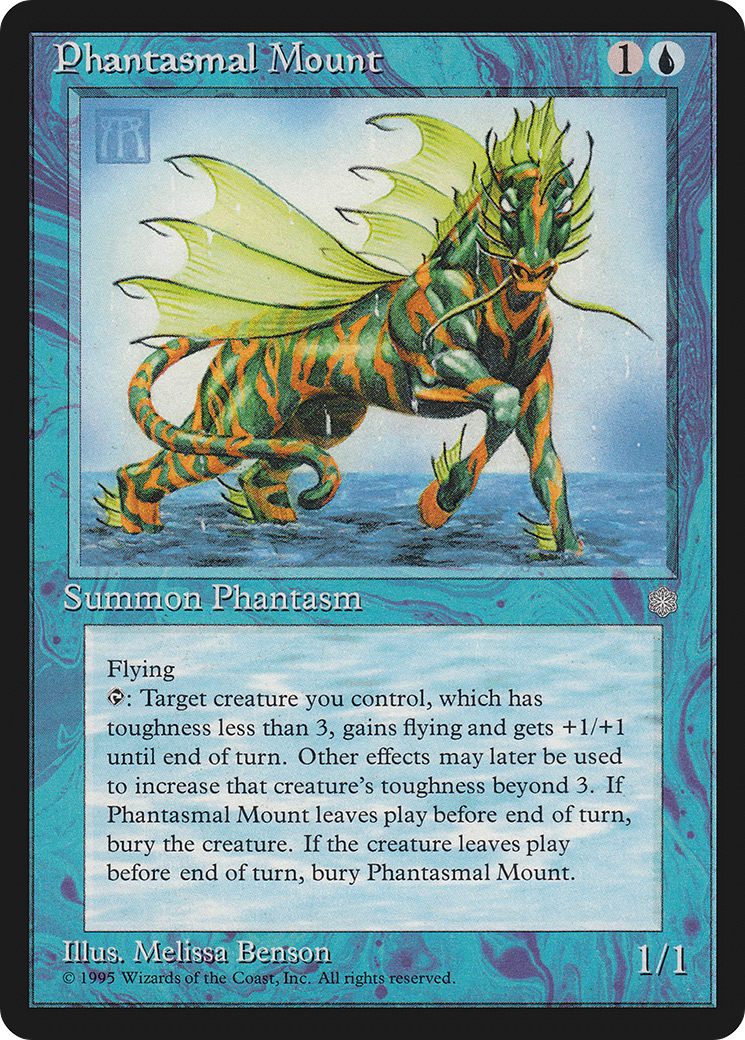 Phantasmal Mount (ICE-088) - Ice Age - Premium MTG Single from Wizards of the Coast - Just $0.08! Shop now at Game Crave Tournament Store