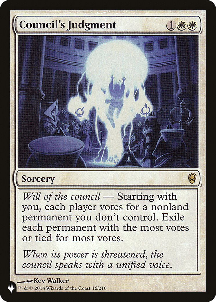 Council's Judgment (PLIST-012) - The List - Premium MTG Single from Wizards of the Coast - Just $0.20! Shop now at Game Crave Tournament Store
