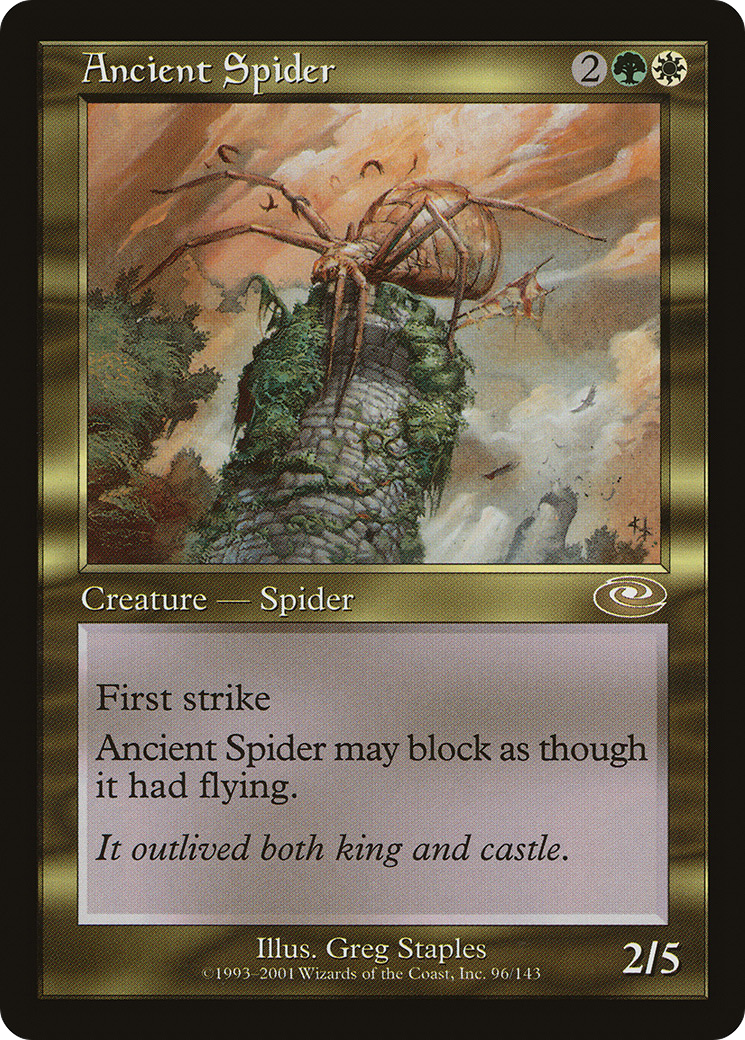 Ancient Spider (PLS-096) - Planeshift - Premium MTG Single from Wizards of the Coast - Just $0.27! Shop now at Game Crave Tournament Store