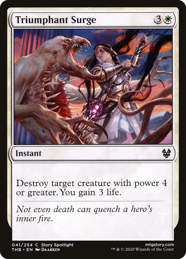 Triumphant Surge (THB-041) - Theros Beyond Death - Premium MTG Single from Wizards of the Coast - Just $0.08! Shop now at Game Crave Tournament Store