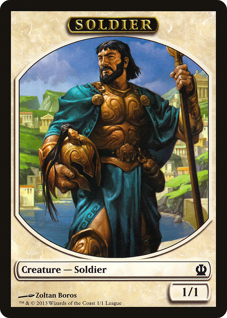 Soldier (L13-004) - League Tokens 2013 - Premium MTG Single from Wizards of the Coast - Just $4.27! Shop now at Game Crave Tournament Store