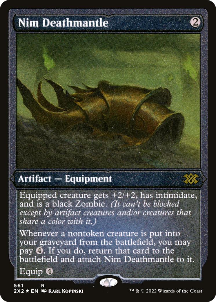 Nim Deathmantle (2X2-561) - Double Masters 2022 Etched Foil - Premium MTG Single from Wizards of the Coast - Just $7.64! Shop now at Game Crave Tournament Store