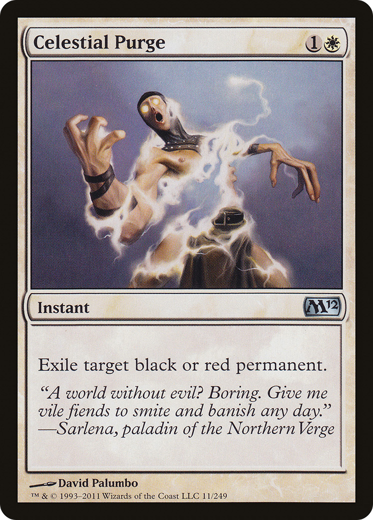 Celestial Purge (M12-011) - Magic 2012 Foil - Premium MTG Single from Wizards of the Coast - Just $0.53! Shop now at Game Crave Tournament Store