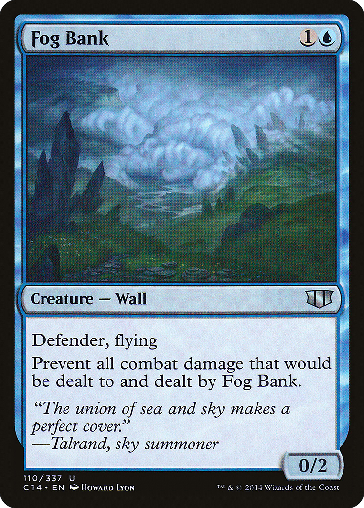 Fog Bank (C14-110) - Commander 2014 - Premium MTG Single from Wizards of the Coast - Just $0.26! Shop now at Game Crave Tournament Store