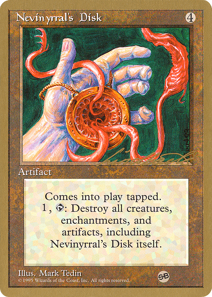 Nevinyrral's Disk (PTC-LL338SB) - Pro Tour Collector Set - Premium MTG Single from Wizards of the Coast - Just $0.82! Shop now at Game Crave Tournament Store
