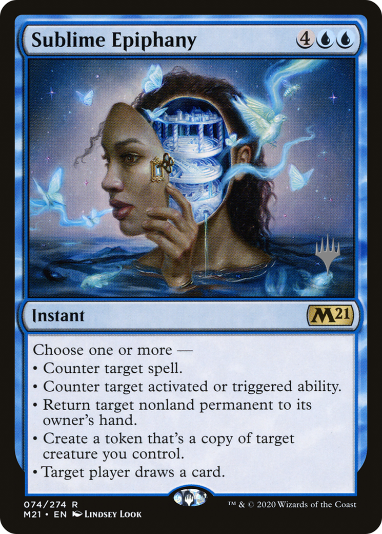 Sublime Epiphany (PM21-74P) - Core Set 2021 Promos Foil - Premium MTG Single from Wizards of the Coast - Just $4.48! Shop now at Game Crave Tournament Store