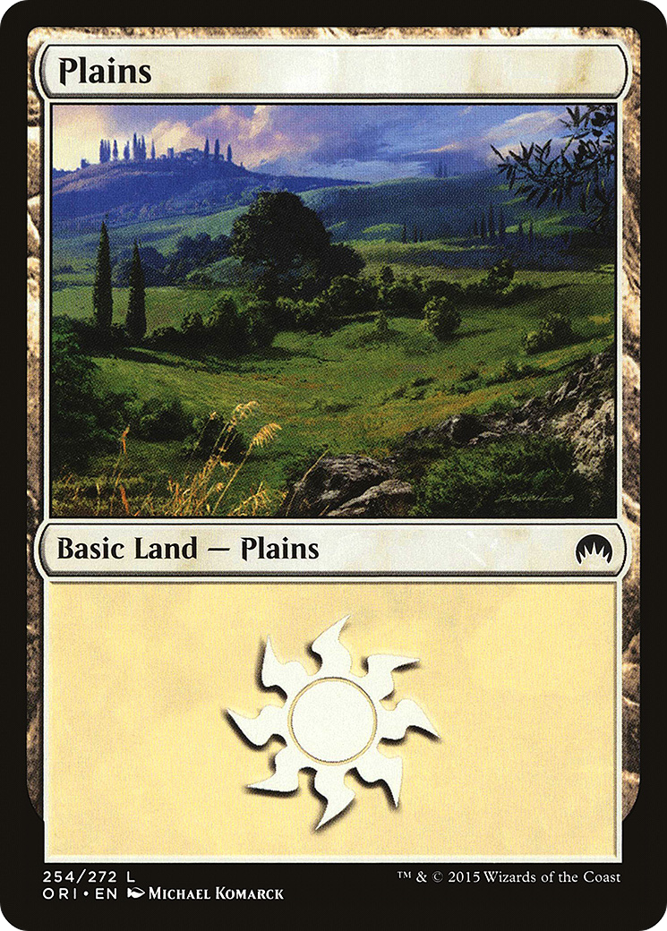 Plains (ORI-254) - Magic Origins - Premium MTG Single from Wizards of the Coast - Just $0.25! Shop now at Game Crave Tournament Store