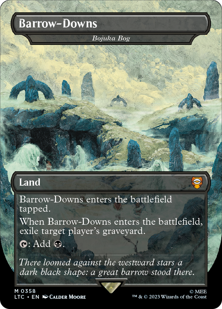 Bojuka Bog (LTC-358) - Tales of Middle-earth Commander / Barrow-Downs (Borderless) Foil - Premium MTG Single from Wizards of the Coast - Just $6.72! Shop now at Game Crave Tournament Store