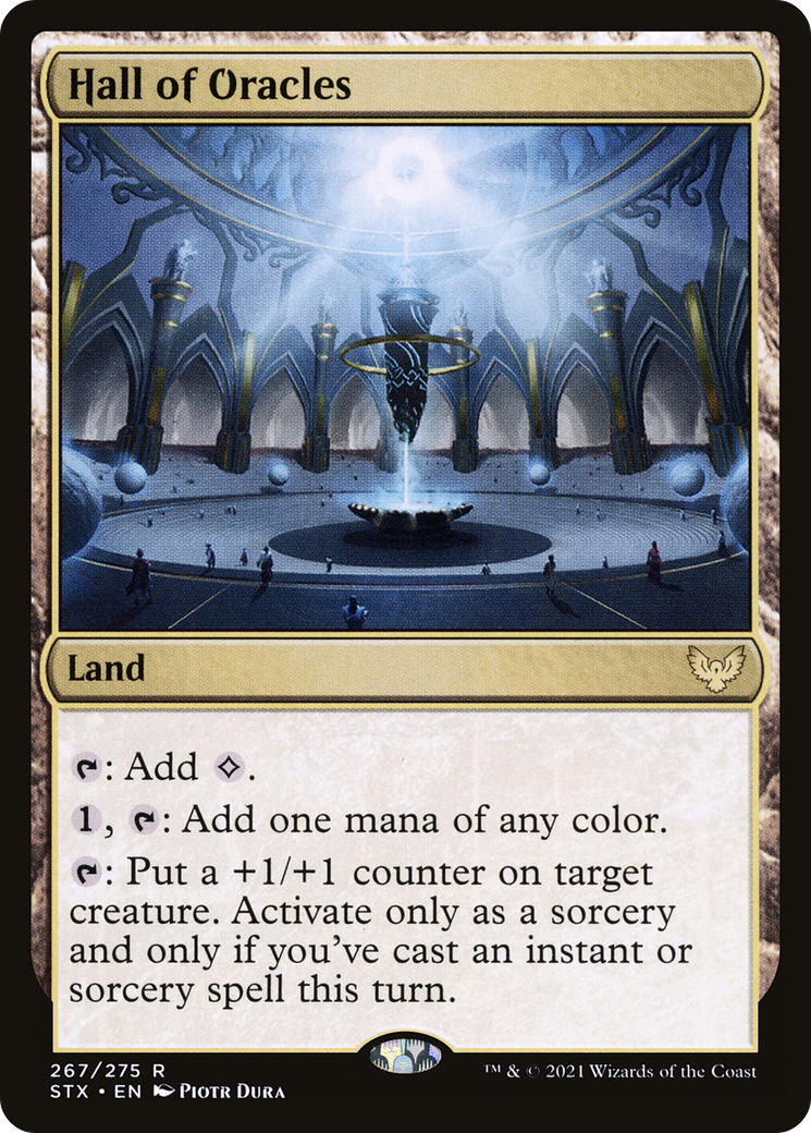 Hall of Oracles (STX-267) - Strixhaven: School of Mages Foil - Premium MTG Single from Wizards of the Coast - Just $0.08! Shop now at Game Crave Tournament Store