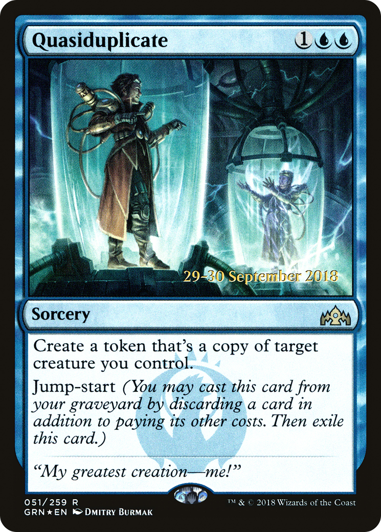 Quasiduplicate (PGRN-51S) - Guilds of Ravnica Promos Foil - Premium MTG Single from Wizards of the Coast - Just $1.19! Shop now at Game Crave Tournament Store