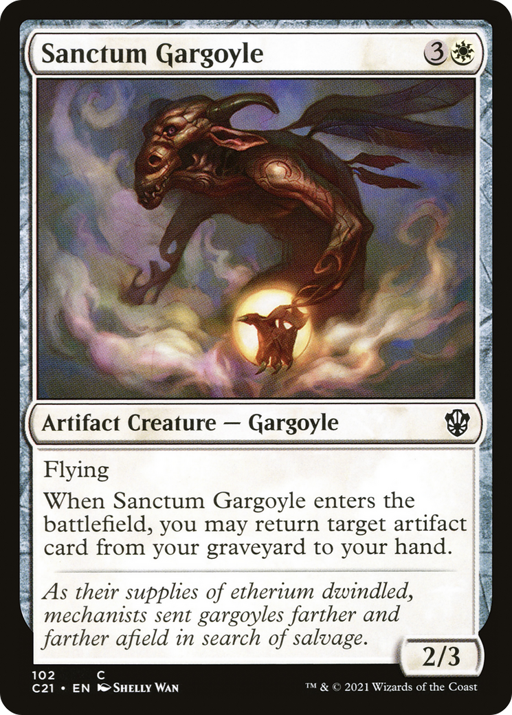 Sanctum Gargoyle (C21-102) - Commander 2021 - Premium MTG Single from Wizards of the Coast - Just $0.08! Shop now at Game Crave Tournament Store