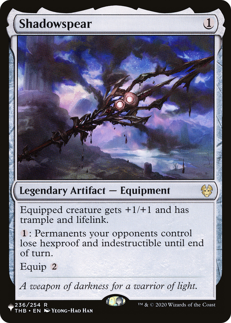 Shadowspear (PHED-052) - Heads I Win, Tails You Lose - Premium MTG Single from Wizards of the Coast - Just $8.65! Shop now at Game Crave Tournament Store