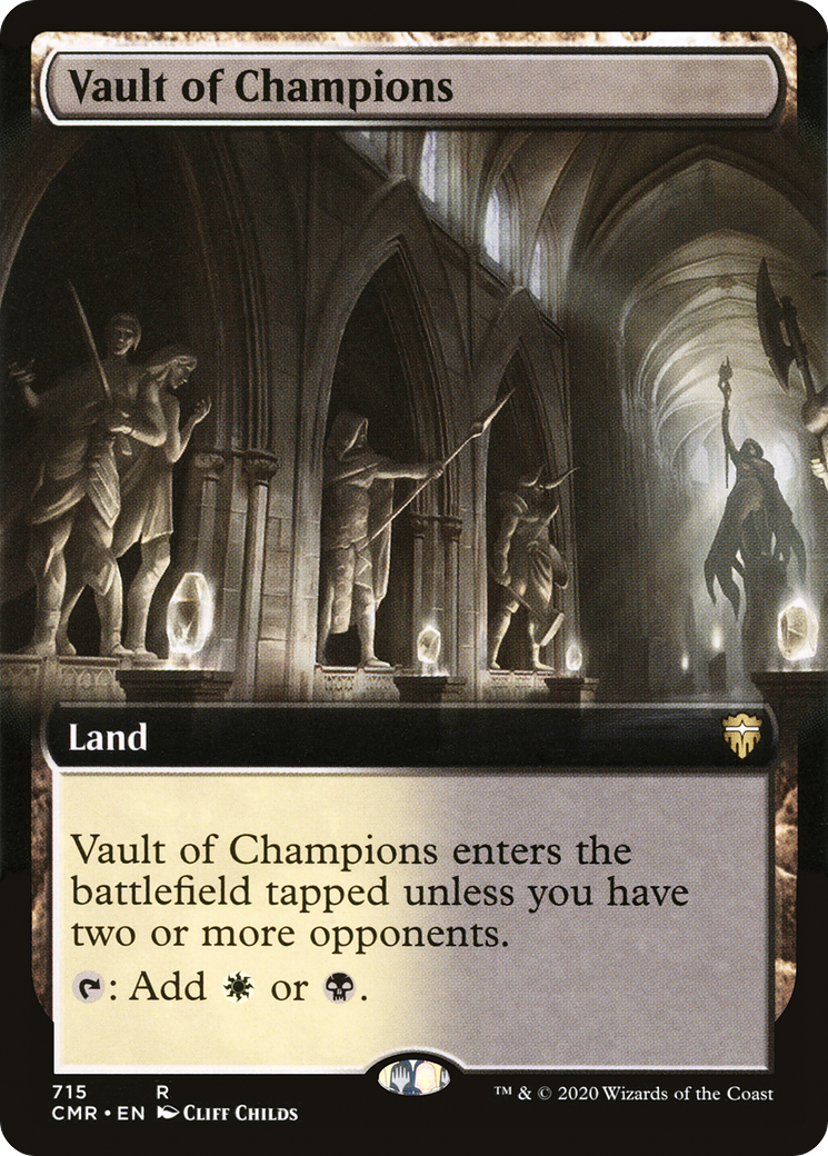 Vault of Champions (CMR-715) - Commander Legends: (Extended Art) - Premium MTG Single from Wizards of the Coast - Just $5.03! Shop now at Game Crave Tournament Store