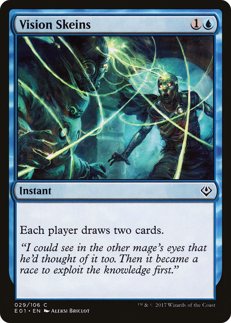 Vision Skeins (E01-029) - Archenemy: Nicol Bolas - Premium MTG Single from Wizards of the Coast - Just $0.29! Shop now at Game Crave Tournament Store