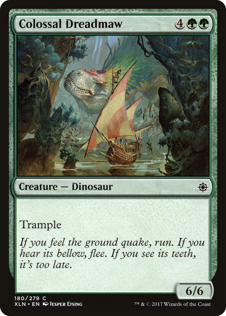 Colossal Dreadmaw (XLN-180) - Ixalan - Premium MTG Single from Wizards of the Coast - Just $0.25! Shop now at Game Crave Tournament Store