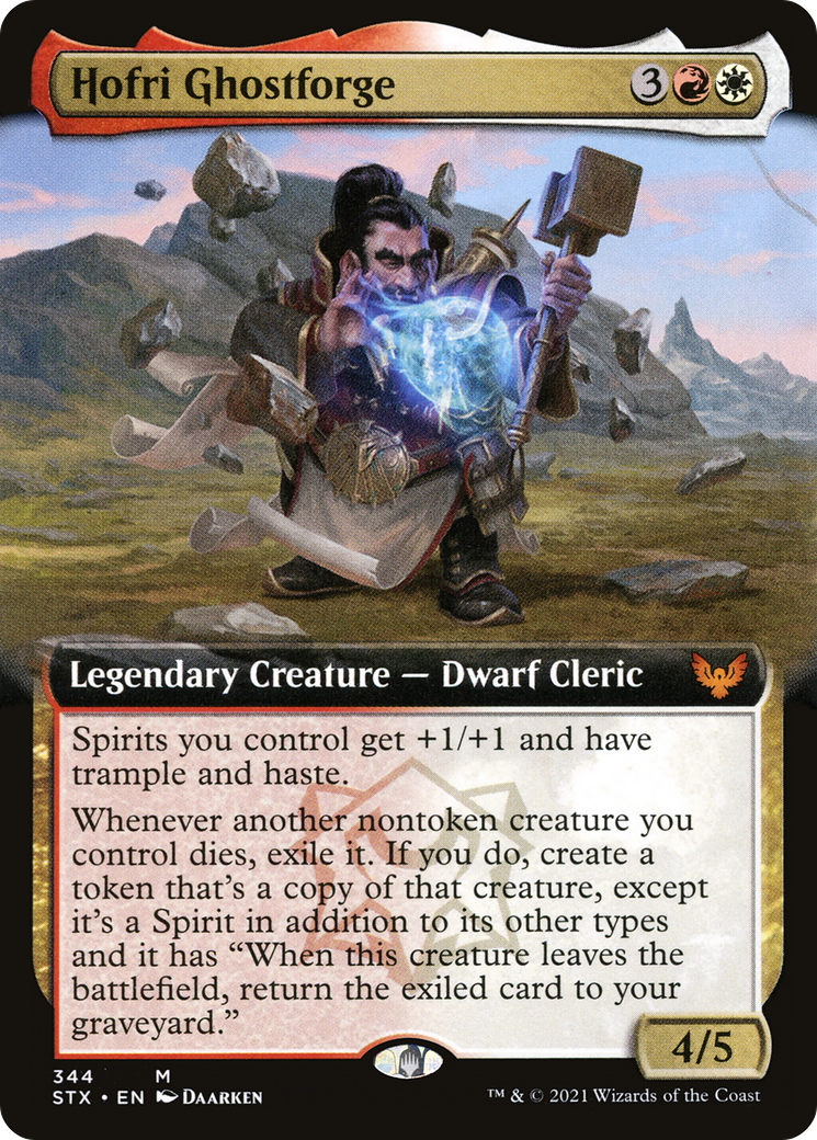 Hofri Ghostforge (STX-344) - Strixhaven: School of Mages: (Extended Art) Foil - Premium MTG Single from Wizards of the Coast - Just $0.64! Shop now at Game Crave Tournament Store