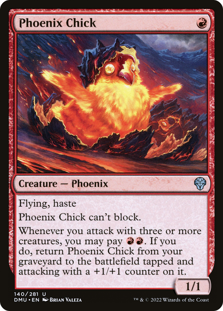 Phoenix Chick (DMU-140) - Dominaria United - Premium MTG Single from Wizards of the Coast - Just $0.25! Shop now at Game Crave Tournament Store