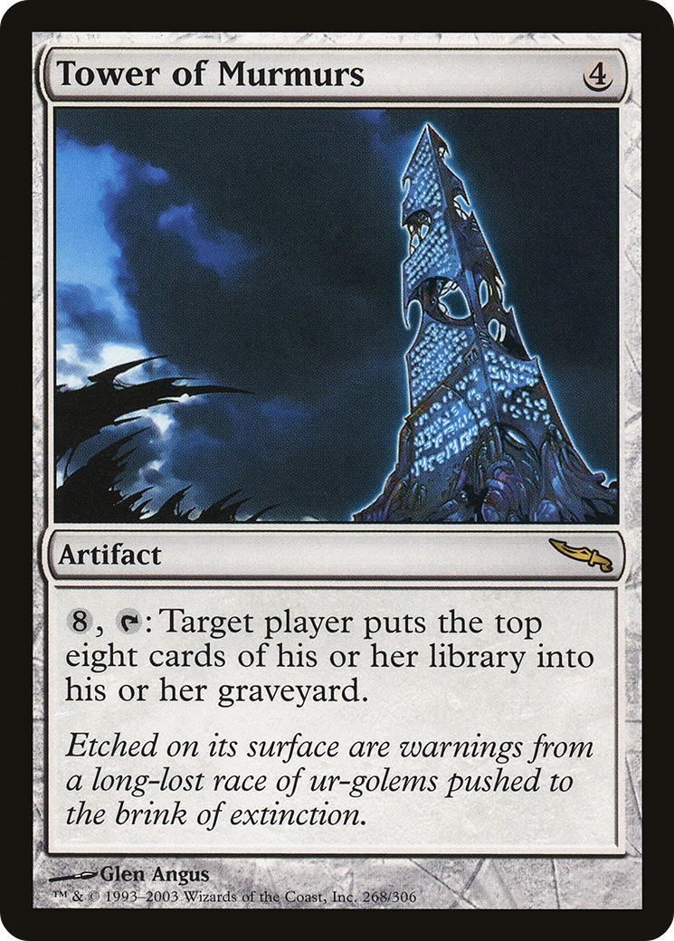 Tower of Murmurs (MRD-268) - Mirrodin - Premium MTG Single from Wizards of the Coast - Just $0.08! Shop now at Game Crave Tournament Store