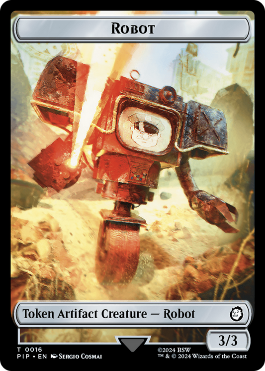 Robot (TPIP-016) - Fallout Tokens - Premium MTG Single from Wizards of the Coast - Just $0! Shop now at Game Crave Tournament Store