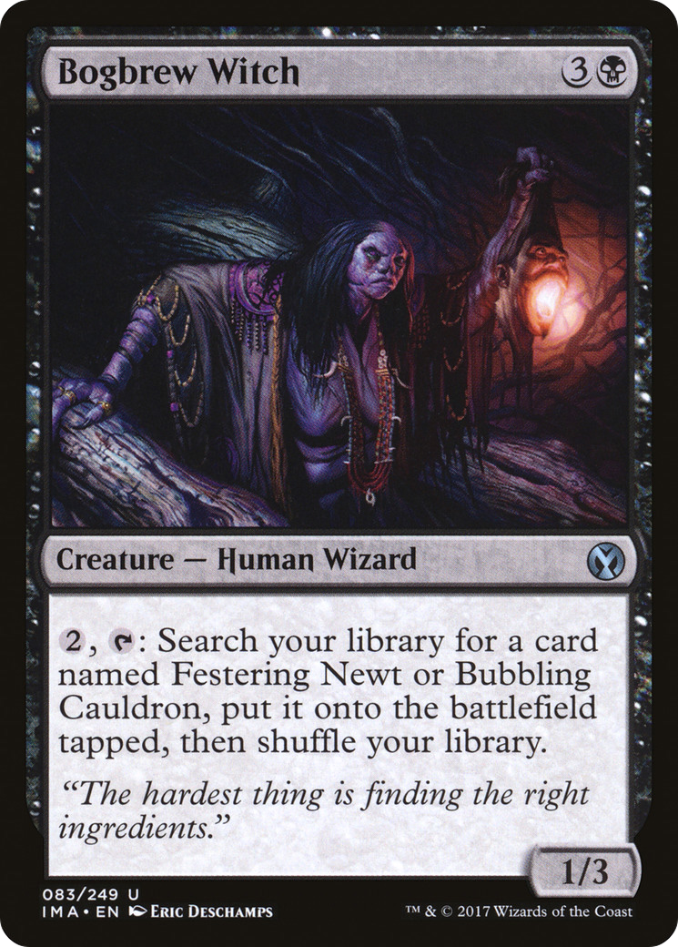 Bogbrew Witch (IMA-083) - Iconic Masters Foil - Premium MTG Single from Wizards of the Coast - Just $0.10! Shop now at Game Crave Tournament Store