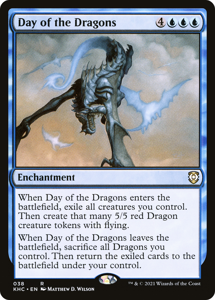 Day of the Dragons (KHC-038) - Kaldheim Commander - Premium MTG Single from Wizards of the Coast - Just $0.08! Shop now at Game Crave Tournament Store