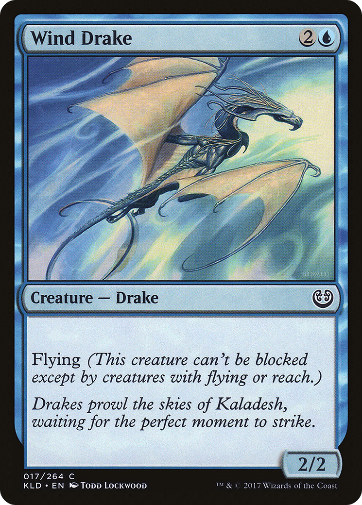 Wind Drake (KLD-70†) - Kaladesh - Premium MTG Single from Wizards of the Coast - Just $0.08! Shop now at Game Crave Tournament Store
